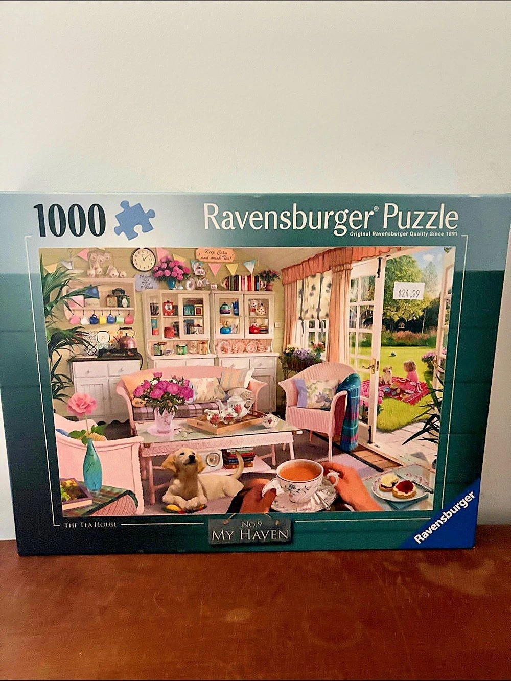 Ravensburger My Haven No. 9 The Tea House 1000 Piece Jigsaw Puzzle 1000-Piece